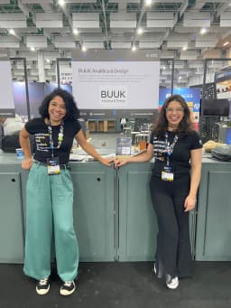 Érika Lima e Ravine Gonçalves, fundadoras Buuk.